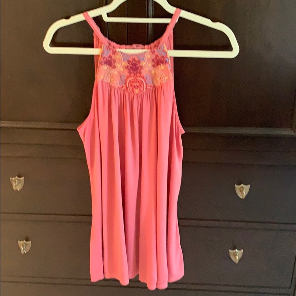 Spaghetti strap anthro top